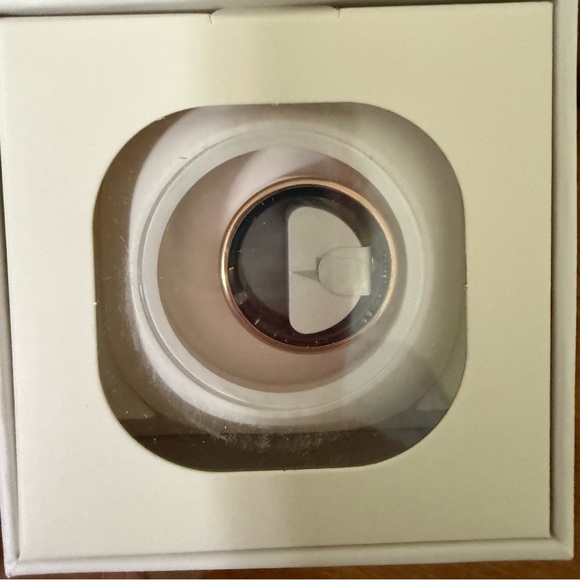 NEW Smart Fitness Ring gold heart rate  sleep tracker step tracker size 7 - Picture 7 of 10